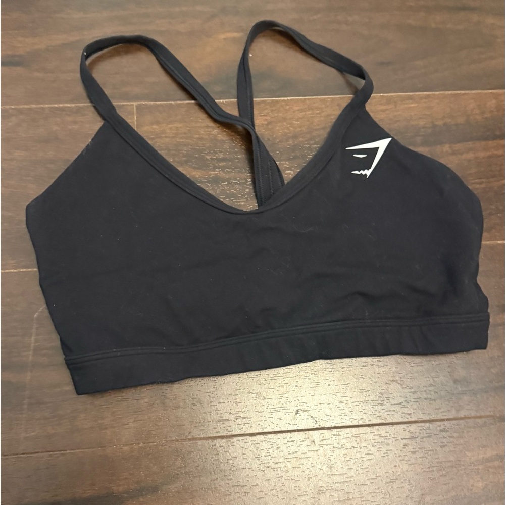 Gymshark Black Minimalist Crossback Sports Bra